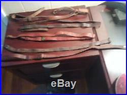 Lot 5 vintage leather Garand type rifle slings 1 Boyt