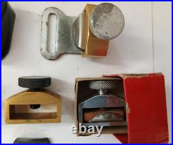 Lot Of Target Shooting Accessories Leather Slings Hardware Hand Stop Al Freeland