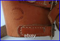 Lot Of Target Shooting Accessories Leather Slings Hardware Hand Stop Al Freeland