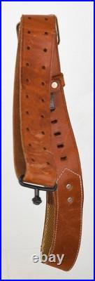 Lot of 4 Unmarked Vintage 1900's Leather Slings For Loop/Swivel/Stud