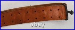 Lot of 4 Unmarked Vintage 1900's Leather Slings For Loop/Swivel/Stud
