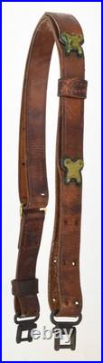 Lot of 4 Unmarked Vintage 1900's Leather Slings For Loop/Swivel/Stud