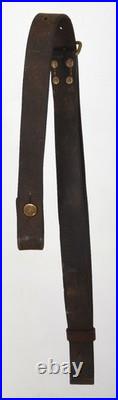 Lot of 4 Unmarked Vintage 1900's Leather Slings For Loop/Swivel/Stud