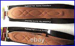 Lot of 5 New BUTLER CREEK padded suede leather Cobra RIFLE SLINGS #2652-2