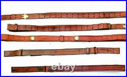 Lot of Rifle Slings (5) Leather + Different colors, HUNTER included