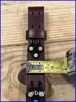 M1907 Rifle Strap / Sling Full Grain English Bridle Leather Handmade in USA