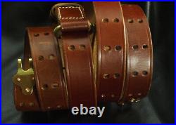 M1907 U. S. Repro leather slings, pair(2) reduced inventory reduction price M1907 U. S. Repro leather slings, pair(2) reduced inventory reduction price