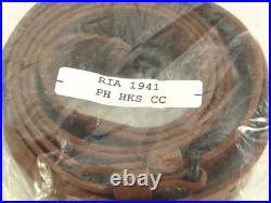 M1907 U. S. Repro leather slings, pair(2) reduced inventory reduction price M1907 U. S. Repro leather slings, pair(2) reduced inventory reduction price