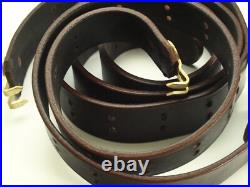 M1907 U. S. Repro leather slings, pair(2) reduced inventory reduction price M1907 U. S. Repro leather slings, pair(2) reduced inventory reduction price