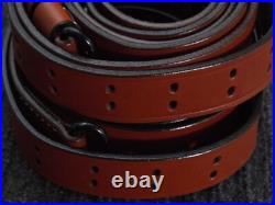 M1907 U. S. Repro leather slings, pair(2) reduced inventory reduction price M1907 U. S. Repro leather slings, pair(2) reduced inventory reduction price