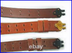 M1907 U. S. Repro leather slings, pair(2) reduced inventory reduction price M1907 U. S. Repro leather slings, pair(2) reduced inventory reduction price