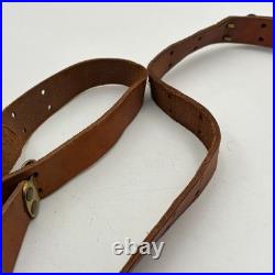 M1907 WW2 Rifle Replacement Strap Sling Leather Springfield Armory USA Made