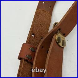 M1907 WW2 Rifle Replacement Strap Sling Leather Springfield Armory USA Made