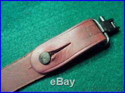 MARLIN FACTORY HORSE With RIDER LEATHER RIFLE SLING 39A 336 1894 With QD SWIVELS