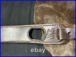 MTR Custom Leather Hair On Hide Leather Rifle/Shotgun Sling-USA-Adjustable-Brown MTR Custom Leather Hair On Hide Leather Rifle/Shotgun Sling-USA-Adjustable-Brown