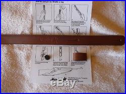 Marlin Factory Leather Sling withHorse & Rider & Original Factory Instructions NOS