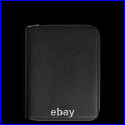 Montblanc Notebook Holder Medium Zip Notepad A4 136845 Sartorial Leather Black
