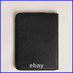 Montblanc Notebook Holder Medium Zip Notepad A4 136845 Sartorial Leather Black