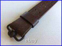 Mossberg Model 46M, 22 S-L-LR, 1 1/4 Military Type Leather Sling #125