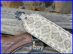 NEW Authentic RATTLESNAKE skin RIFLE SLING CUSTOM hand crafted padded nwot