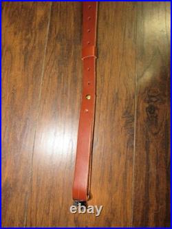 NEW Hunter Brown Leather Rifle Gun Shoulder Sling Strap 27-137 1430