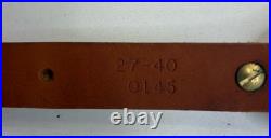 NEW Hunter Rifle Sling Thick Quality Leather Deer Design
