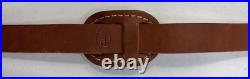 NEW Hunter Rifle Sling Thick Quality Leather Deer Design
