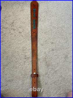 NEW Mule Deer Custom Leather Rifle Sling Hand Made And Made in the USA NEW Mule Deer Custom Leather Rifle Sling Hand Made And Made in the USA