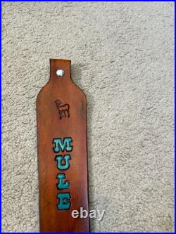 NEW Mule Deer Custom Leather Rifle Sling Hand Made And Made in the USA NEW Mule Deer Custom Leather Rifle Sling Hand Made And Made in the USA