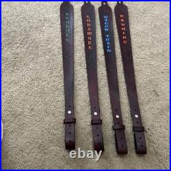 NEW RAWHIDE Custom Leather Rifle Sling Hand Made And Made in the USA