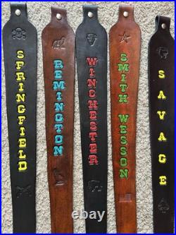 NEW SMITH WESSON Custom Leather Rifle Sling Hand Made And Made in the USA