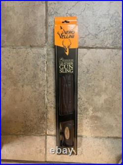 NEW Vero Vellini Premium Leather Gun Sling Brown/QR Rifle Sling #V17232 NEW Vero Vellini Premium Leather Gun Sling Brown/QR Rifle Sling #V17232
