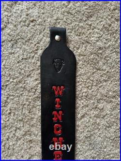 NEW WINCHESTER Custom Leather Rifle Sling Hand Made And Made in the USA NEW WINCHESTER Custom Leather Rifle Sling Hand Made And Made in the USA