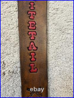 NEW Whitetail Custom Leather Rifle Sling Hand Made And Made in the USA