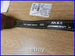 NIP AA & E Leathercraft Inc. Padded Big Buck Rifle Sling Model 30-65 WithHand Rest