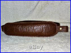 NOS Vintage Ellbro Buffalo Leather Rifle/Shotgun Sling Gun Padded #10931 (9)