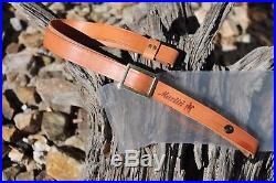 NOS vintage MARLIN factory leather rifle sling RARE brass 336 39 Big Bore 1894