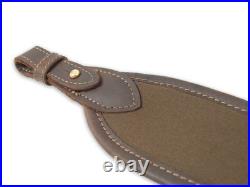 Neoprene Wide Top Rifle Sling with Leather, rifle rest pad Gun, Strap, 4 COLOURS