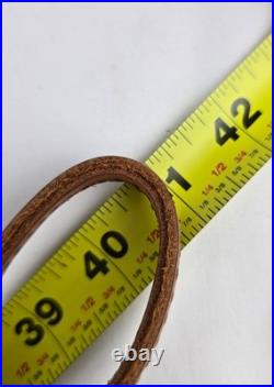 New Pathfinder Tooled Woven Leather Rifle Sling 41 adjustable