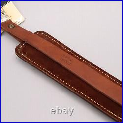 New Vtg HUNTER Leather Rifle Sling Padded Embossed Adjustable Model 70361