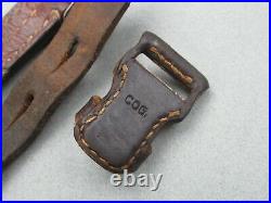 Nice COG proofed WWII German Mauser rifle leather sling for K98 G43 & G41 98k