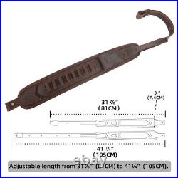 No Drill Gun Leather Buttstock Cover with Padded Gun Sling. 22MAG. 30/30.308 No Drill Gun Leather Buttstock Cover with Padded Gun Sling. 22MAG. 30/30.308