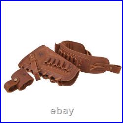 No-Drill Leather Rifle Buttstock Sleeve, Sling, Barrel Mount for. 357.22.308