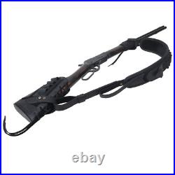 No Drill Leather Rifle Gun Buttstock Cheek Rest with Gun Sling. 22LR. 30/30.308