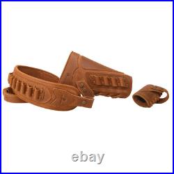 No Drill Leather Rifle Gun Buttstock Cheek Rest with Gun Sling. 30/30.308.22LR