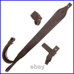 No Drill Leather Sling with Stock Harness and Barrel Mount Universal fit Leve