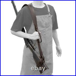 No Drill Leather Sling with Stock Harness and Barrel Mount Universal fit Leve