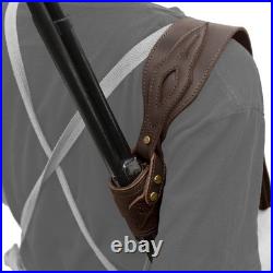 No Drill Leather Sling with Stock Harness and Barrel Mount Universal fit Leve