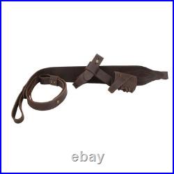No Drill Leather Sling with Stock Harness and Barrel Mount Universal fit Leve
