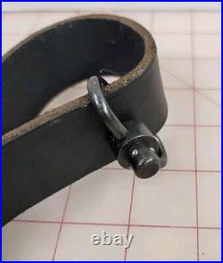 No Pulse Sling By All Game Black Leather rifle sling T. S. Co
